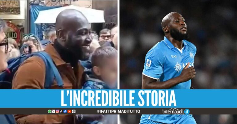 Va a Napoli per Capodanno e lo scambiano per Lukaku, bagno di folla per il cestista "sosia" del belga