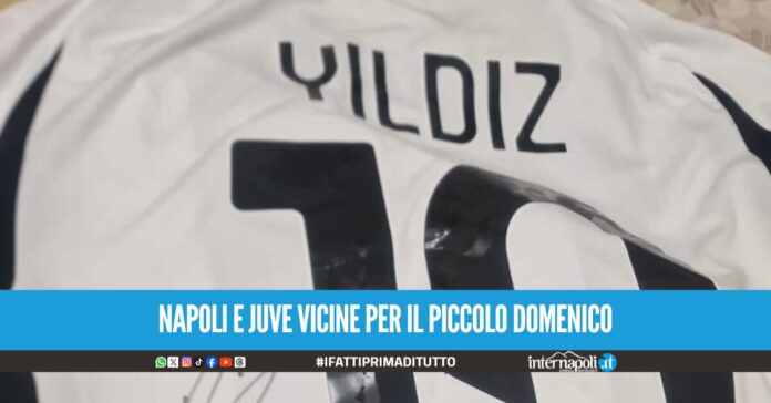Staffetta della solidarietà prima di Napoli-Juve, bimbo malato di leucemia riceve la maglia bianconera