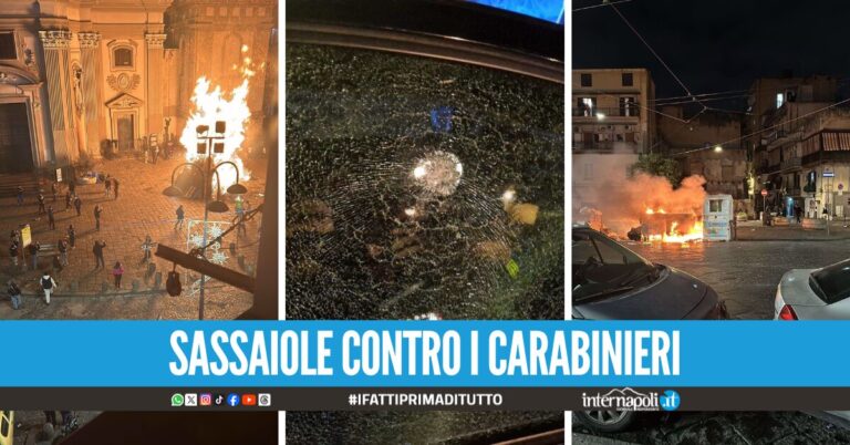 Napoli a ferro e fuoco nella notte dei "Fuocarazzi", roghi e disordini in vari quartieri della città