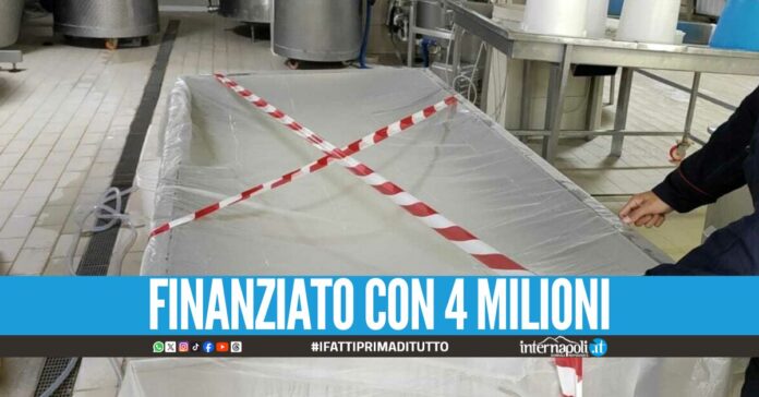 Blitz sul Litorale Domizio, sequestrato uno stabilimento caseario