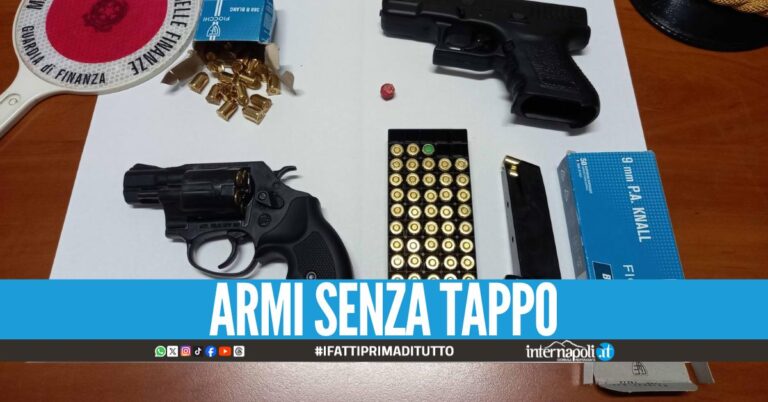 Glock e Revolver nascosti in auto, sequestri nel Napoletano