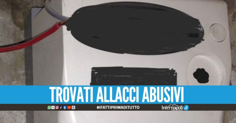 Furto di energia elettrica nel rione Salicelle, 4 cittadini denunciati