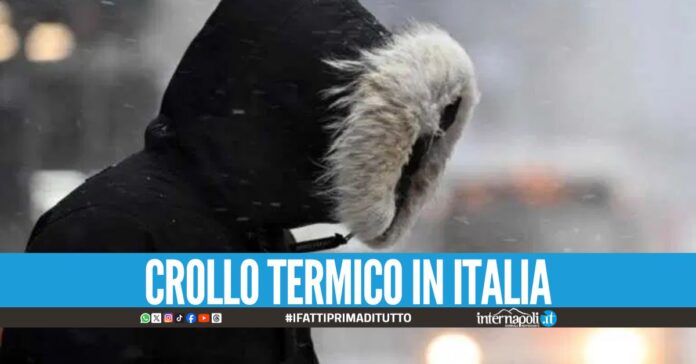 È in arrivo il grande freddo, temperature in calo di 10 gradi
