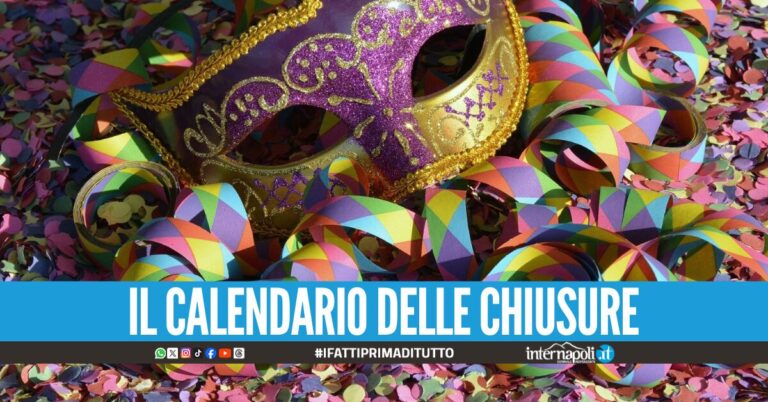 Vacanze di Carnevale 2025: quando chiudono le scuole in Campania