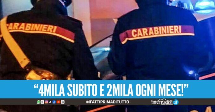 Denuncia il racket, carabinieri vestiti da operai arrestato 2 estorsori a Chiaiano
