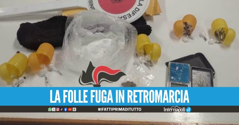 Droga nascosta nelle sorprese Kinder, due arresti dopo l'inseguimento sul Litorale Domizio