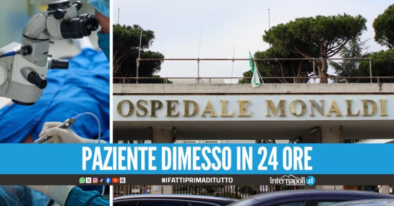 Eccellenza oculistica all'Ospedale Monaldi, effettuato il primo innesto di cornea