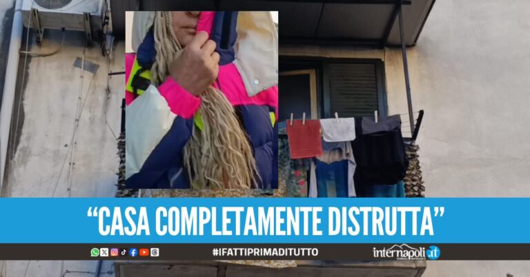 Fiamme in casa a Secondigliano, il dramma di Tonia Vivi per miracolo, ma ora non abbiamo più niente