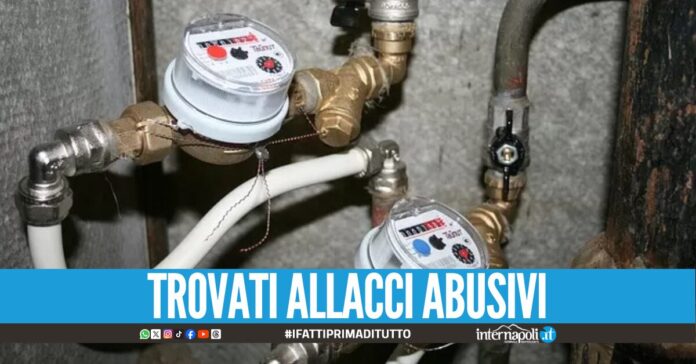Furto d'acqua nel centro di Afragola la Polizia Locale denuncia 2 persone