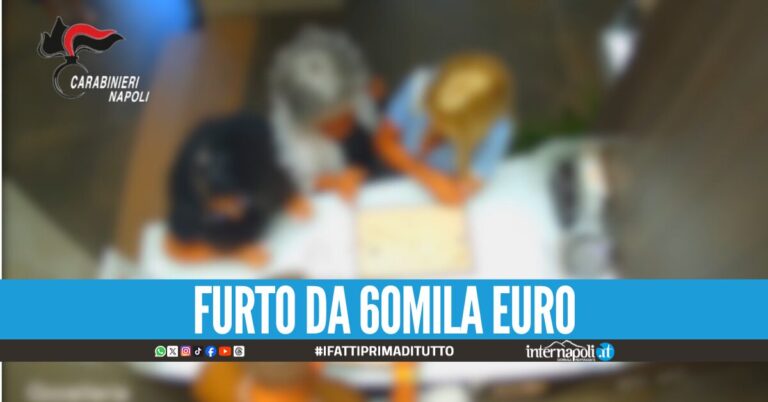 Furto in gioielleria ad Ercolano, sgominata banda al femminile con parrucche e occhiali