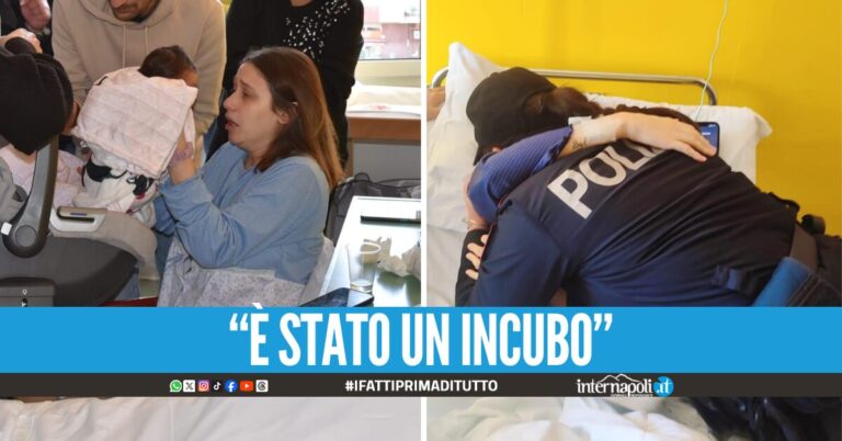 L'abbraccio tra mamma Valeria e la piccola Sofia: "Ho avuto paura di non rivederla più"