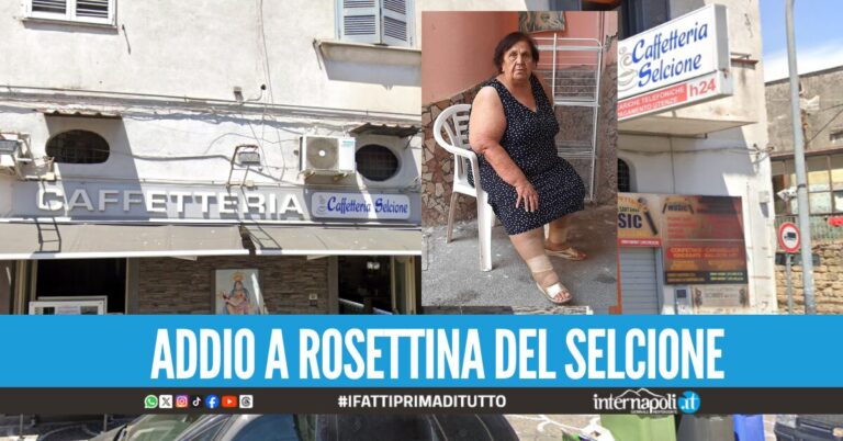 Lutto a Giugliano, è scomparsa la storica commerciante del bar Selcione
