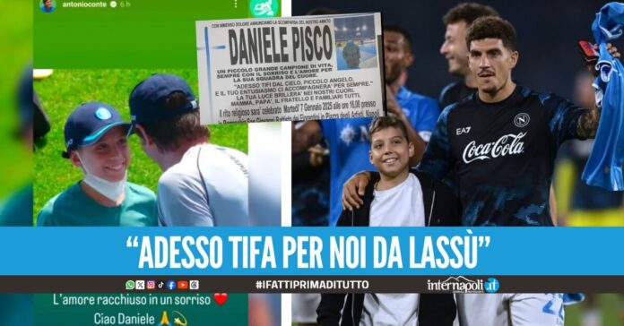 Oggi l'addio a Daniele Prisco, il piccolo tifoso azzurro addottato da calciatori e società