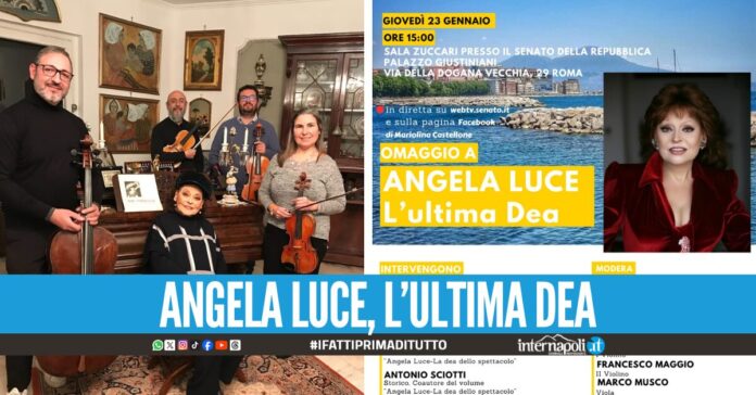 Omaggio ad Angela Luce, giovedì 23 gennaio l'iniziativa nella sala Zuccari del Senato