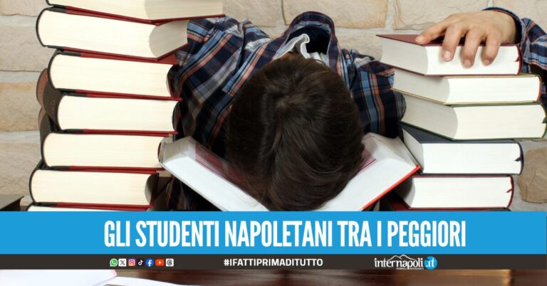 Gli studenti napoletani tra i peggiori in Italia