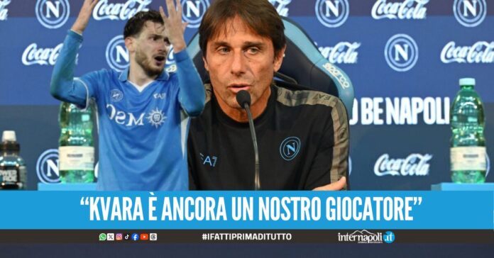 Conte fa mea culpa sul caso Kvara: 