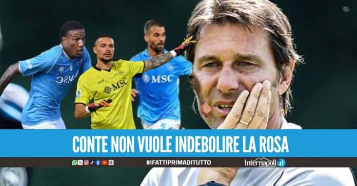 Poco minutaggio, 3 calciatori del Napoli spingono per la cessione ma Conte frena tutto