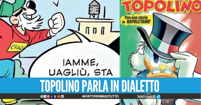 Topolino parla anche napoletano, l'iniziativa nella giornata nazionale dei dialetti