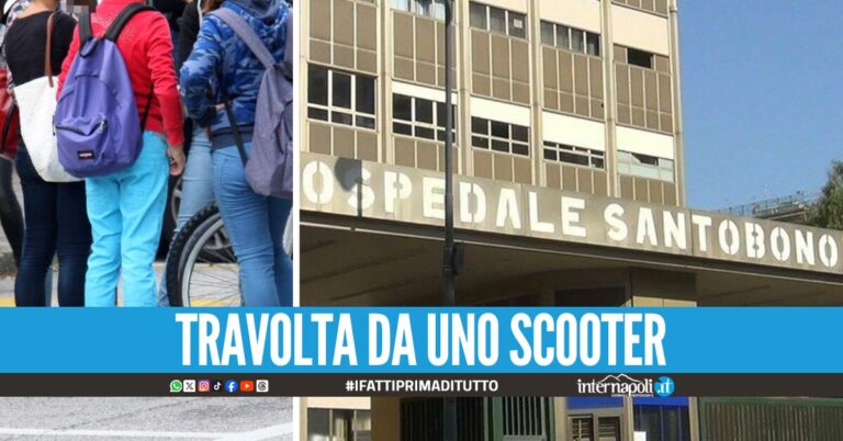 Torre del Greco, 12enne investita sulle strisce mentre va a scuola: è grave al Santobono