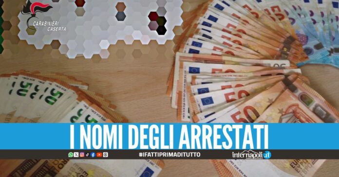 Usura al 40% sui prestiti, presi il cugino del ras del boss dei Casalesi e il complice