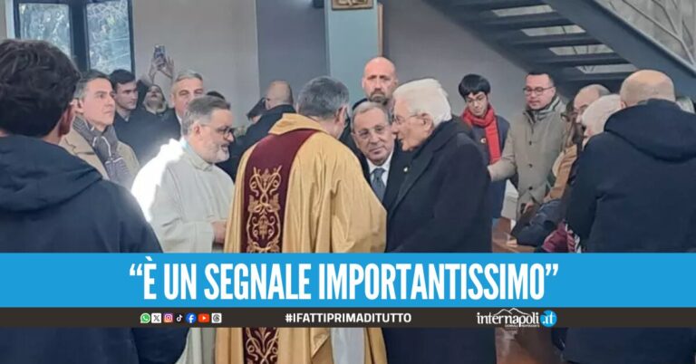 Visita del Presidente Mattarella nel Parco Verde, messa da don Patriciello Vicino alla comunità di Caivano