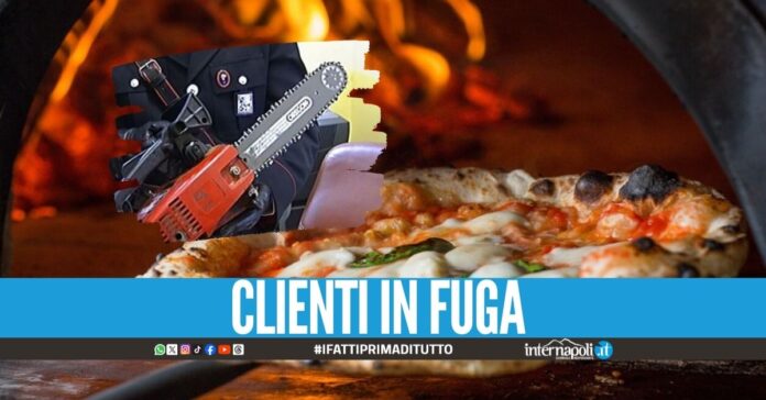 Follia in pizzeria a Eboli, minaccia i clienti con una motosega