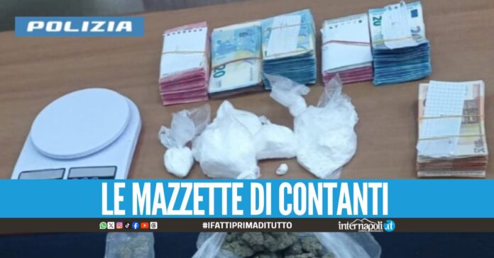 Beccato con 17mila euro in contanti, pusher arrestato a Pompei