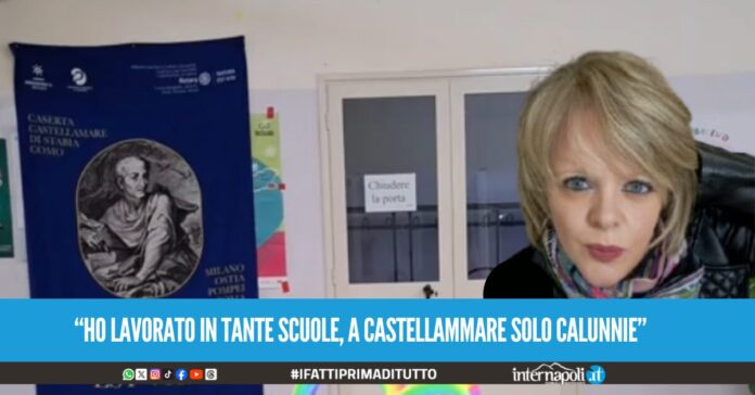 professoressa castellammare lacrime