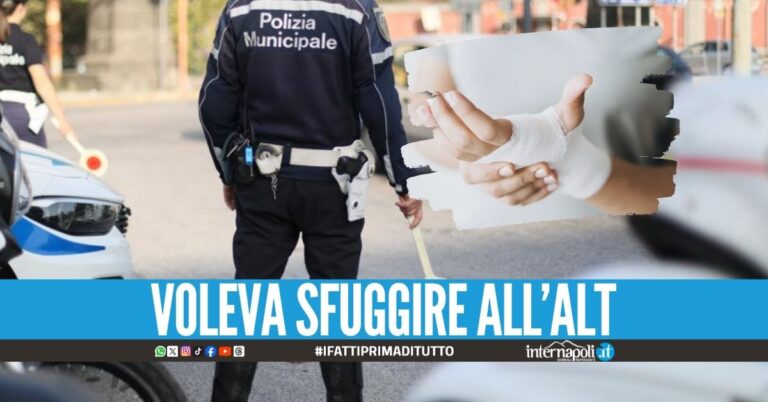 Rompe il polso dell'agente a Napoli, pregiudicato bloccato in strada