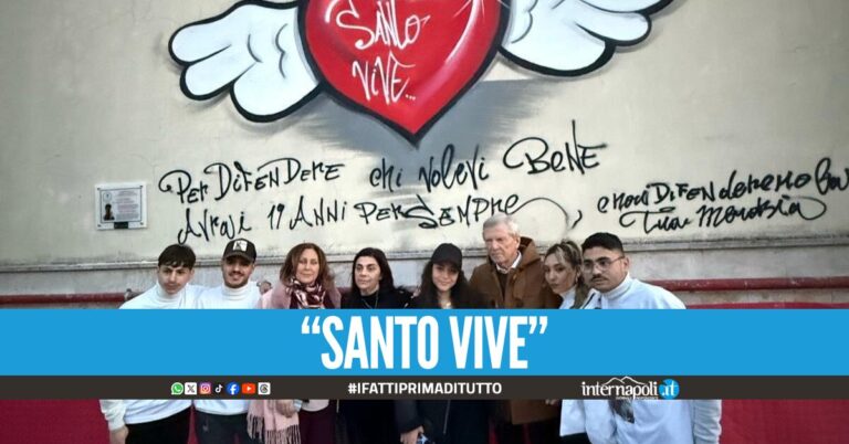 No alla violenza, inaugurato a Villaricca il murales in ricordo di Santo Romano
