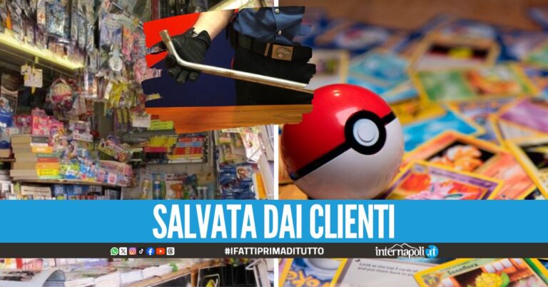 Non ho le carte Pokemon, edicolante minacciata con una spranga a Napoli