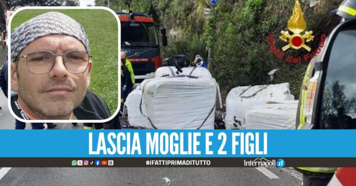 Casagiove piange Domenico Campanile, il ciclista 49enne travolto dalle ecoballe a Salerno