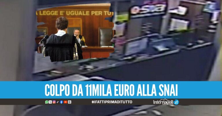 Colpo alla Snai ad Aversa, in Appello cade l'accusa di rapina per un imputato di Giugliano