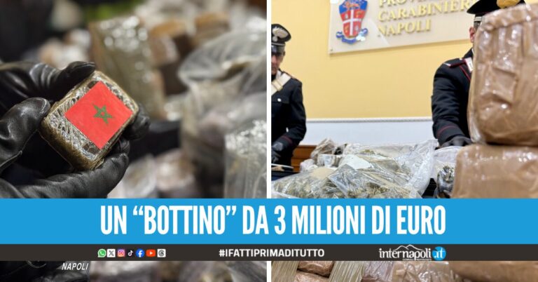 Scoperti 750 kg di droga nella villetta a Castel Volturno, è il sequestro più grande degli ultimi anni