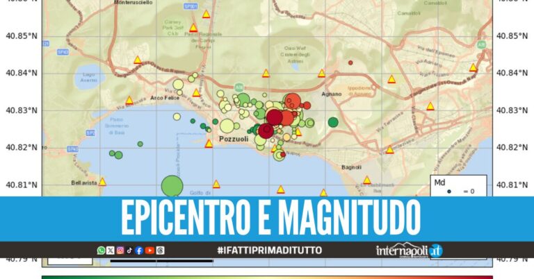 Terminato lo sciame sismico ma ne inizia un altro, nuova scossa nella notte ai Campi Flegrei