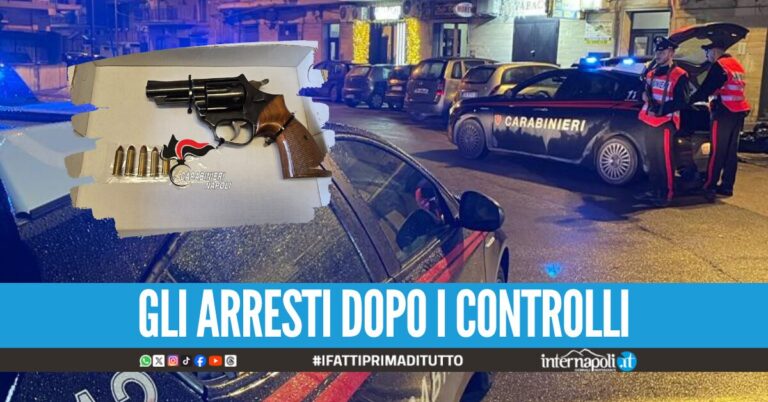 Pistole pronte a sparare e tentativi di furto d'auto, due arresti nel Napoletano