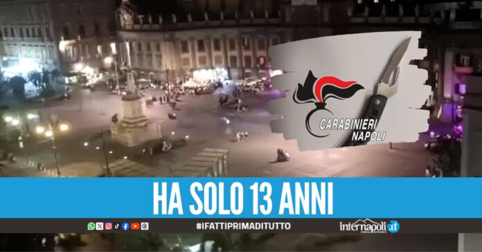 In giro con un coltello in tasca il sabato sera, minorenne beccato a piazza Dante