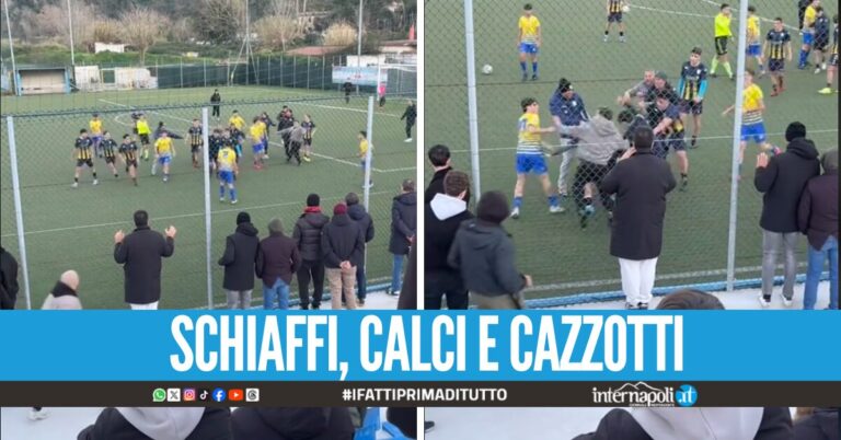 Match dell'Under 18 ad Agnano sfocia in rissa, botte da orbi davanti a genitori e ragazzini