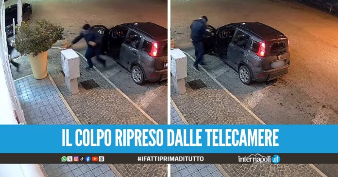 Assalto al distributore a Succivo, punta la pistola al benzinaio e si fa consegnare l'incasso