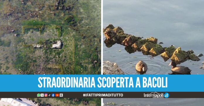 Dai fondali del Fusaro emergono mura e stanze romane, l'ultimo 