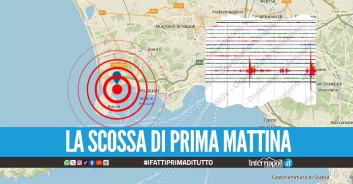 Terremoto ai Campi Flegrei, la scossa di magnitudo 2.2 avvertita in tutta l'area ovest di Napoli
