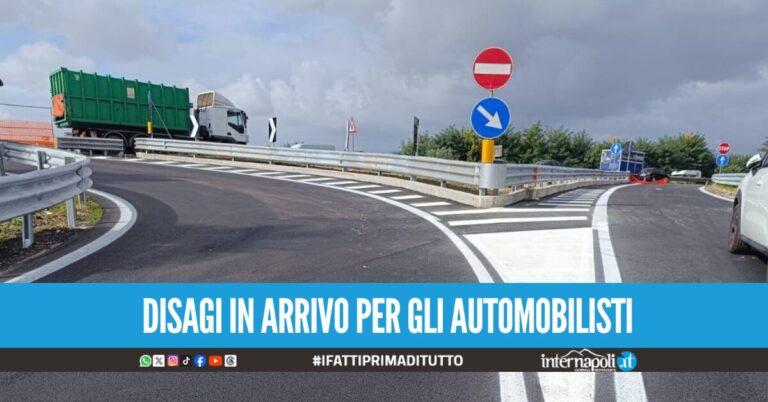 Circumvallazione Esterna di Napoli "a mezzo servizio" per lavori, le zone interessate e gli orari