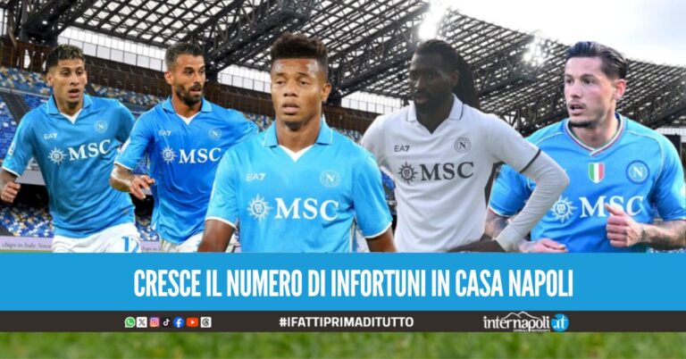Napoli dai muscoli deboli, preoccupa l’escalation degli infortuni