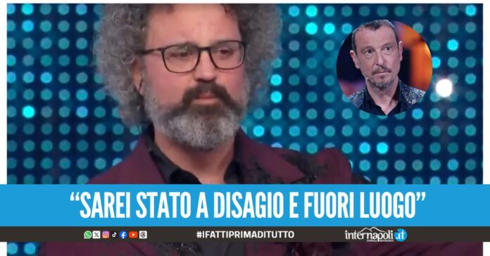 Simone Cristicchi contro Amadeus