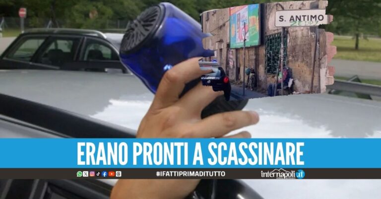 Raffica di furti a Sant'Antimo, fermati 2 malviventi con il lampeggiante in auto