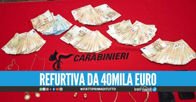 Deruba soldi e gioielli all'anziana, bloccato 'trasfertista' di Napoli