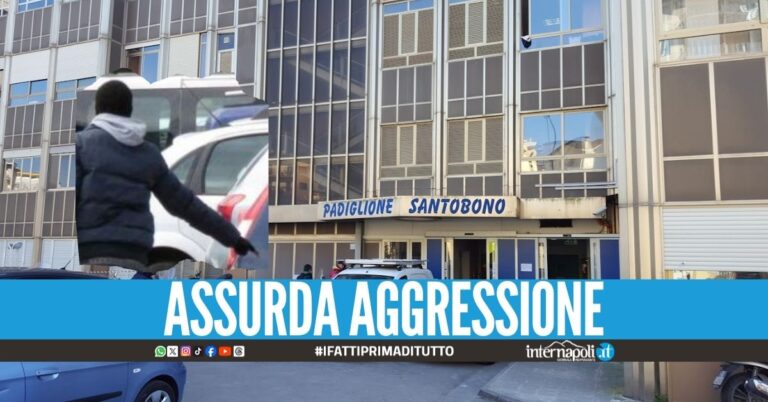 Parcheggiatore picchia l'agente municipale davanti al Santobono