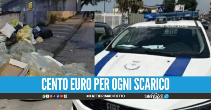 Da Frattamaggiore ad Arzano per sversare i rifiuti, 3 denunciati