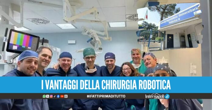 Intervento innovativo con Robot Da Vinci: asportazione parziale della tiroide alla Federico II