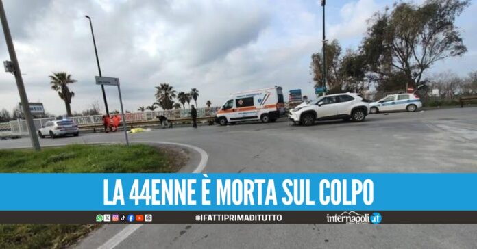 Eleonora travolta mentre attraversa in bici sulle strisce, dramma nel Salernitano